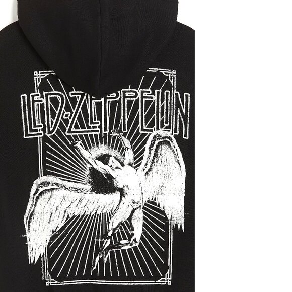 Led Zeppelin Icarus Logo rock metal HM Official Hoodie L NWT - Picture 6 of 7
